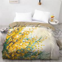 3D Duvet Cover Custom 180x210 140x210 Comforter/Quilt/Blanket case Single Double King Bedding For Wedding Floral Microfiber 2024 - buy cheap