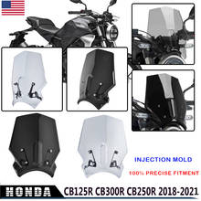 for Honda CB125R CB300R CB250R 2018-2021 Windscreen Windshield Shield Screen Visor Parabrisa with Bracket Motorcycle Parts 2024 - buy cheap