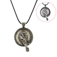 2Colors Nordic Necklace Viking Raven Pendant Black Bird Crow Women Men Jewelry Gift 2024 - buy cheap