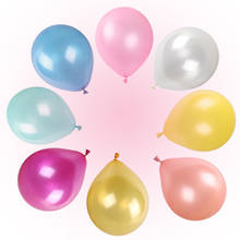 Balões de látex mistura de balões, balões coloridos perolados branco rosa dourados para casamento, aniversário, chá de bebê, decoração de festa, brinquedos para crianças com 10/peças 2024 - compre barato