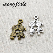 10pcs Two color alloy metal couple charms Metal Vintage Boys & Girls charms For Jewelry accessories making 28*16mm 2024 - buy cheap