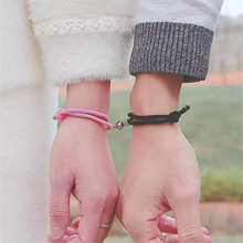 2 uds. De imanes para parejas, pulsera creativa de acoplamiento de Luna y sol para hombres y mujeres, brazalete de chica, regalo de amante de joyería 2024 - compra barato