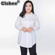 9XL 8XL 7XL 6XL 5XL vetement femme Women Blusas Shirts 2019 Summer Plus Size Cotton Linen Long Tunic Shirt For Ladies M291 2024 - buy cheap