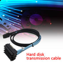 Cable conector divisor de disco duro, Mini SAS 36P SFF 8087 a 4 SAS 29P SFF-8482 con alimentación SATA de 15P 2024 - compra barato