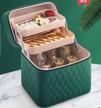 Women Cosmetic Bag Makeup Case Multilayer Clapboard Cosmetic Bag Beauty Salon Suitcase Tattoos Nail Art Tool Bin Storage Box 2024 - buy cheap