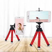 Mini Flexible Sponge Octopus Tripod for IPhone Samsung Xiaomi Huawei Portable Monopod Holder Smartphone Tripode 2024 - buy cheap