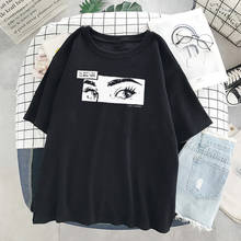 Я буду ждать вас в Нью-Йорк с принтом букв футболка Y2k в готическом стиле, Ретро стиль, тройник, эстетику женские панк свободные футболки с короткими рукавами в уличном стиле 2024 - купить недорого