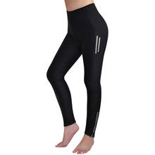 Wosawe-calças femininas para ciclismo, calça justa, refletiva, à prova de vento, forrada, baggy mountain bike 2024 - compre barato