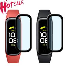 Película protetora para samsung galaxy fit 2, capa macia para smartband para galaxy fit2, protetor de tela curva 3d completo 2024 - compre barato