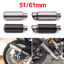 Silenciador de exaustão universal para motocicletas, para bmw f800gs, f800gt, r1200gs, f 800, adventure, escape, db killer 2024 - compre barato