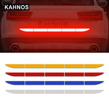 Car Reflective Tape Stickers Exterior Warning Strip Reflect Tape Traceless Protective Car Sticker Trunk Body Auto Accessories 2024 - купить недорого