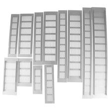 Rejilla de ventilación de aleación de aluminio, lámina perforada, conductos de pared blanca, cubierta de ventilación, rejilla de ventilación 2024 - compra barato