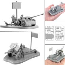 Modelo de construcción 3D antitanque para niños, rompecabezas coleccionables, juguetes educativos, PAK40 M30, 1/72 2024 - compra barato