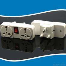 Adaptador de enchufe de pared Universal UK 250V 10A, extensión portátil de 2 vías, convertidor de potencia, enchufe con interruptor de encendido/apagado M25 21 2024 - compra barato