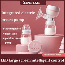 Electric Breast Pump Milker Suction Large Automatic Massage Postpartum Milk Maker PP silicone LED Display 180ml Bebes Accesorios 2024 - buy cheap