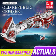 MOULD KING 21002 Star Plan The MOC Zenith Old Republic Escort Cruiser Starship Building Blocks Assembly Bricks Toys for BoysC 2024 - buy cheap