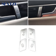 Car Styling For Mercedes Benz C Class W204 Door Lock Switch Cental Locking Buttons Cover Handle Key Sticker Interior Accessories 2024 - buy cheap