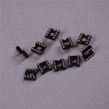 Round Hole 8 Pins 2.54MM DIP DIP8 IC Sockets Adaptor Solder Type 8 PIN IC Connector 10pcs 2024 - buy cheap