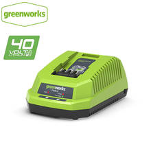 Frete grátis carregador de bateria de lítio greenworks 29482g-max 40v li-ion carregador para 40v bateria 29472 2024 - compre barato