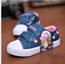 New style children canvas shoes girls and boys fashion flats shoes breathable kids sneakers child casual baby shoes size 25-37 2024 - buy cheap