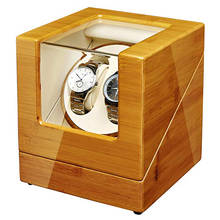 JQUEEN-Enrollador de madera de bambú para reloj, silencioso Motor japonés Mabuchi, almacenamiento 2 + 0 2024 - compra barato