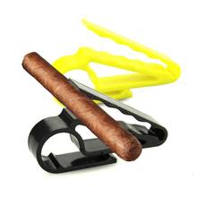 1Pcs Golf Cigars Cigarette Holder Clips Clamp Smoking Products For Smoker 2 Colors Portable Golf Cigar Holder Golf Accessories 2024 - buy cheap