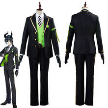 Twisted Wonderland Vil Cosplay Malleus Costume Adult Men Uniform Coat Jacket Pants Outfit Halloween Carnival Costume 2024 - buy cheap