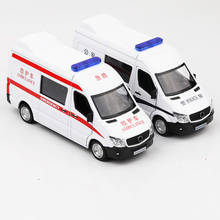 RMZ City 1:36 High Simulation Model Toy Car Metal Metalz Sprinter Police Ambulance Car Alloy Bus Model For Kids Gifts Collection 2024 - buy cheap