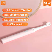XIAOMI MIJIA-cepillo de dientes eléctrico sónico, inalámbrico, recargable por USB, resistente al agua, ultrasónico, automático 2024 - compra barato