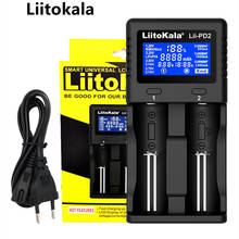 Liitokala Lii-PD2 18650 3.7V Li-ion charger 1.2V NiMH battery21700 18350 18500 AAA LiFePO43.2V 3.85V cargador 26650 2024 - buy cheap