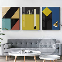 Canvas Painting Retro Nostalgic Colors Posters and Prints Geometry Painting Pictures Scandinavian Wall Pictures for Living Room 2024 - buy cheap