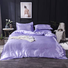 Purple duvet cover 220x240 Pillowcase 3pcs,200x200 quilt cover, bed cover 150x200,queen king size bedding set,bed sheet 2024 - buy cheap