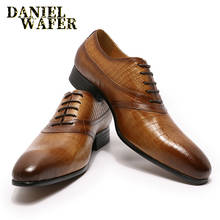 2020 г., дизайнерские мужские кожаные туфли ручной работы роскошные коричневые деловые мужские туфли на шнуровке кожаные мужские туфли-оксфорды 2024 - купить недорого