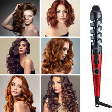 Multifunctional Curling Iron Anti-scald Spiral Style Flattened Perm Roller Hair Curler Crimping Iron Spiral Styling Tools 40D 2024 - buy cheap