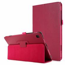 Capa protetora para samsung galaxy tab s6 lite 10.4 p610 com suporte, de couro pu, com caneta 2024 - compre barato