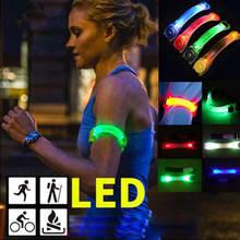 Glow/Neon/Led Party Bracelet Rave Festival Safety Belt Arm Strap Night Cycling Running LED Armband Light Glow Party Supplies 2024 - buy cheap
