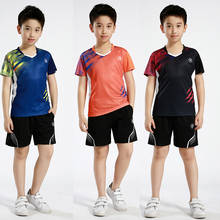 New Children Badminton wear  , sports Table Tennis sets  , table tennis clothes  , Team Game sport training jerseys B121 2024 - buy cheap