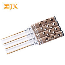 DJX 4PCS Hollow Handle Hex Screwdriver Tool Set 1.5/2.0/2.5/3.0mm for RC Drone Helicopter Car Model 2024 - buy cheap