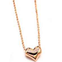 Cute Heart Pendant Necklace For Women Girls Love Romantic Choker Necklace Gold Silver Rose Gold Color Necklace 2024 - buy cheap