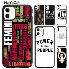 MaiYaCa-funda de silicona con citas feministas para iPhone, carcasa para teléfono móvil iPhone SE 6 6s 7 8 plus X XR XS 11 12 13 pro max Samsung S9 S10 2024 - compra barato