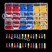 480Pcs Mixed Insulated Electrical Wire Connectors Crimp Terminals Spade/Ring/Bullet/Piggy Back Crimping Terminal  Assorted Kits 2024 - buy cheap