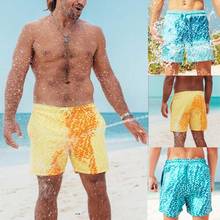 Pantalones cortos mágicos para hombre, bañador de secado rápido, para playa, Verano 2024 - compra barato