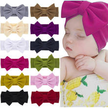 Newborn Baby Headband Flexible Elastic Hair Band Toddler Infant Kids Girls Bowknot Decor Princess Cute Lovely Gifts Headwear New 2024 - buy cheap