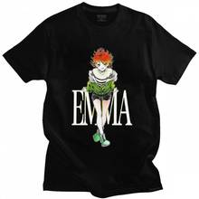 Funny T Shirt Men Cool The Promised Neverland Emma Tshirt Short Sleeves Soft Cotton T-shirt O-neck Graphic Japan Anime Manga Top 2024 - buy cheap