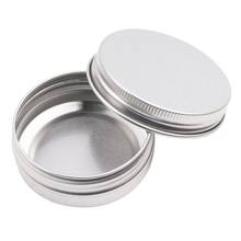 30 Aluminum Metal Storage Small Mason Jars Portable Travel Cosmetic Container Mini Lip Balm Lotion Sample Box Candy Pot with Lid 2024 - buy cheap