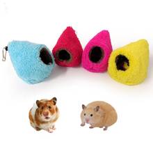 Warm Hamster Embossed Hammock Hanging Bed Sleeping Nest Hanging Bed Cage Accessories For Hamster Squirrel Chinchillas 2024 - buy cheap