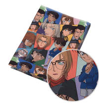 Japan Anime Cartoon Character Detective Conan Pattern Polyester Fabric Patchwor Printed Twill Fabric 50*145CM 2024 - buy cheap