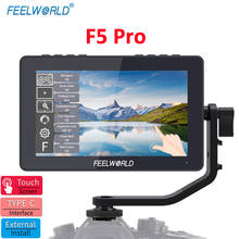 FEELWORLD F5 Pro 4K Monitor 5.5 Inch DSLR Camera Field Dslr Monitor Touch Screen IPS FHD 1920x1080 HDMI Video TYPE C 2024 - buy cheap