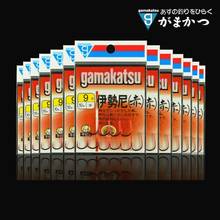 Ganchos de púas Rojas japonesas Gamakatsu, anzuelos de acero de alto carbono, afilados, anticorrosión, 1 ud. 2024 - compra barato