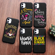 PUNQZY меланин Poppin Queen чехол для Samsung A30 A50 A70 A10 A20 S11 S10 S9 S8 Черный Девушка волшебный рок Мягкий ТПУ чехол карамельные цвета 2024 - купить недорого